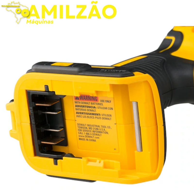 Retificadeira 1 ½” (38mm) 20V MAX* BRUSHLESS Dewalt DCG426B